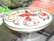 Torta de trufas preta e branca