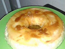 Pudim de leite com sintonia (castanha de caju com canela)