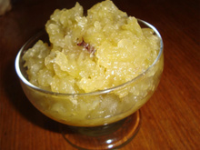 Doce de mamão verde caseiro