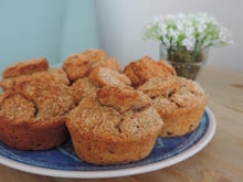 Mini bolo de banana fit   