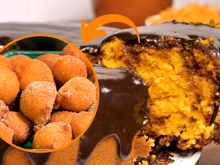 Bolinho de chuva de cenoura: dois quitutes de vó em uma mesma mordida