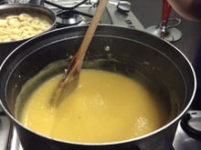 Sopa de fubá prática