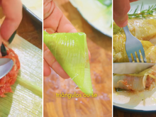 Trouxinha de alho-poró da mamãe: com recheio de carne, é uma receita fácil, saudável e saborosa para começar bem a semana