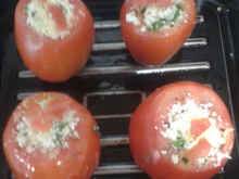 Tomate Recheado ao Forno