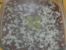 Docinho gelado de uva