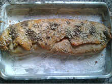 Massa de rocambole salgado