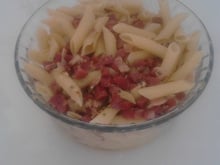 Macarrão penne ao azeite