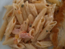 Macarrão prato para uma pessoa