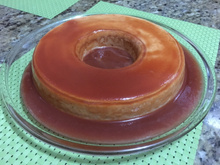 Pudim de queijo minas