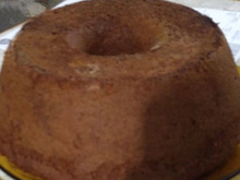 Bolo de chuva de banana no forno