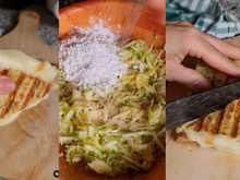 Misto quente saudável com pão de abobrinha só tem 200 calorias e a receita é muito simples e fácil de fazer