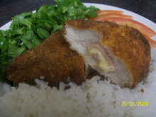 Filé de frango à Cordon Bleu