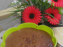 Mousse de chocolate com nozes