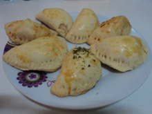 Pastel assado rápido