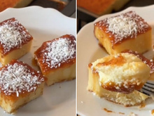 Fui para o paraíso e voltei com essa receita de toucinho do céu fofíssimo e com muito sabor de coco