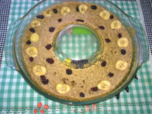 Bolo de banana com aveia/passas e nozes do Lúcio Cezar