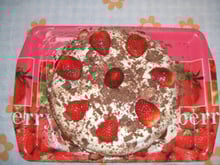 Bolo de morango com Suflair