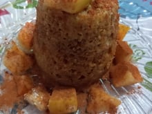Bolo de caneca de aveia sem glúten