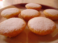 Minibolo de tangerina