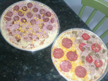 Massa de pizza profissional (2 discos)