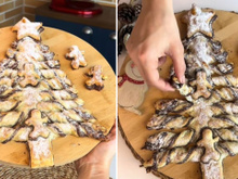 Árvore folhada de Nutella é o doce que as crianças da minha família pedem em todo Natal (e os adultos também não resistem!)