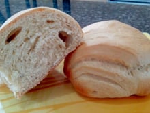 Pão de minuto recheado