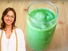 Suco enxuga barriga que estou bebendo há 1 mês: receita detox ajuda a desinchar e eliminar gordura