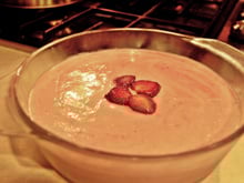 Mousse de morango