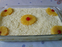 Pavê de abacaxi com coco: sobremesa fácil para o Natal