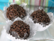 Brigadeiro com creme de avelã