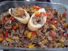 Camponata assada de berinjela