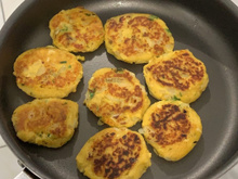 Hambúrguer de grão-de-bico vegano