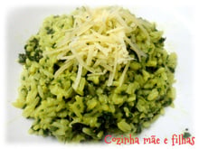 Arroz com espinafre
