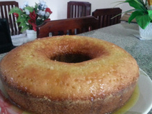 Bolo de laranja rápido e fofinho