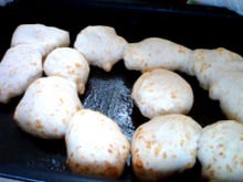 Pão de queijo - sem óleo,sem ovo,sem leite