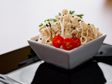 Risoto cremoso de frango