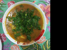 Sopa de espinafre fácil