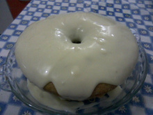 Bolo com gelatina de limão