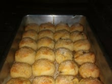 Pão torcido de coco