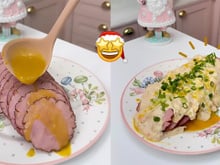 Receita de Natal fácil: tender bolinha na airfryer com creme de palmito