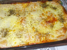 Macarrão assado cabelinho de anjo