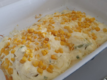 Filé de frango ao creme de requeijão