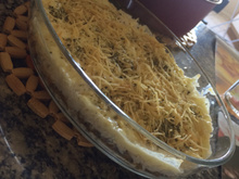 Arroz de forno com guisado