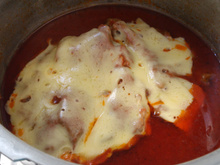 Filé de frango à parmegiana na panela de pressão