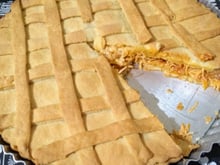 Torta de frango que derrete na boca