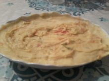 Frango com creme de mandioca