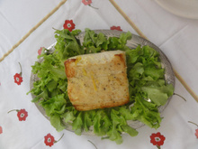 Lombo de cação assado