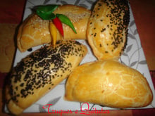 Pastel assado de iogurte