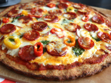 Pizza low carb é minha nova obsessão: faço para substituir o jantar quando quero uma refeição rápida