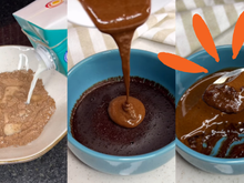 Brownie saudável de micro-ondas SEM OVO e SEM BANANA pra fazer hoje: receita de 5 ingredientes fica pronta em menos de 1 minuto
